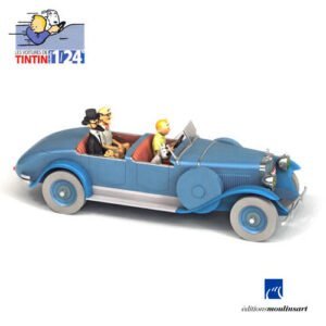 Lincoln torpedo 1/24 model car Voiture Tintin Les Cigares du Pharaon